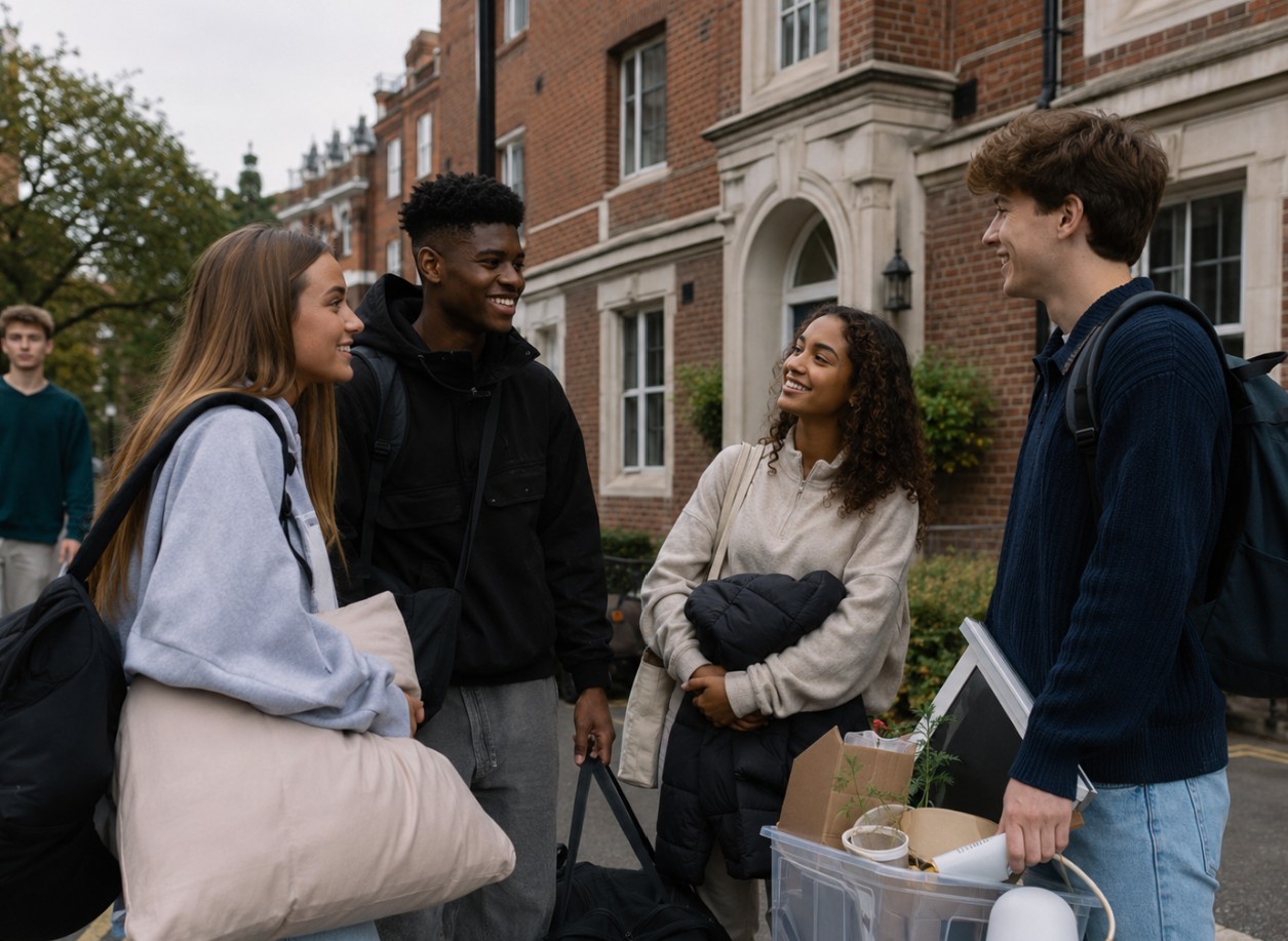 Uni students away from home